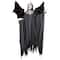 Northlight; 66" Pre-Lit Black & Red Sonic Skeletal Reaper with Wings Halloween Décor; Category:Halloween Inflatables; Image:3